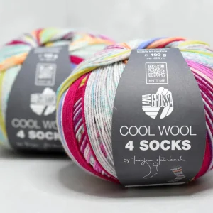 Lana Grossa Cool Wool 4  Socks by Tanja Steinnach
