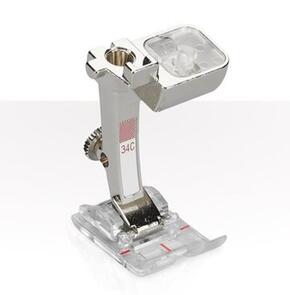 Bernina #34C Reverse Pattern Foot with Clear Sole