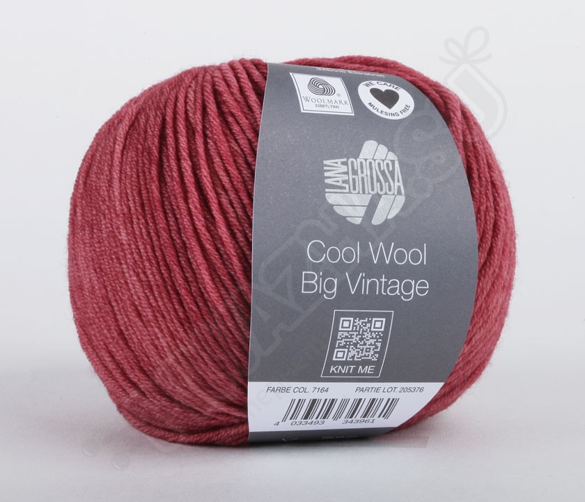 Lana Grossa Cool Wool Big DK Vintage 100% Extra Fine Merino